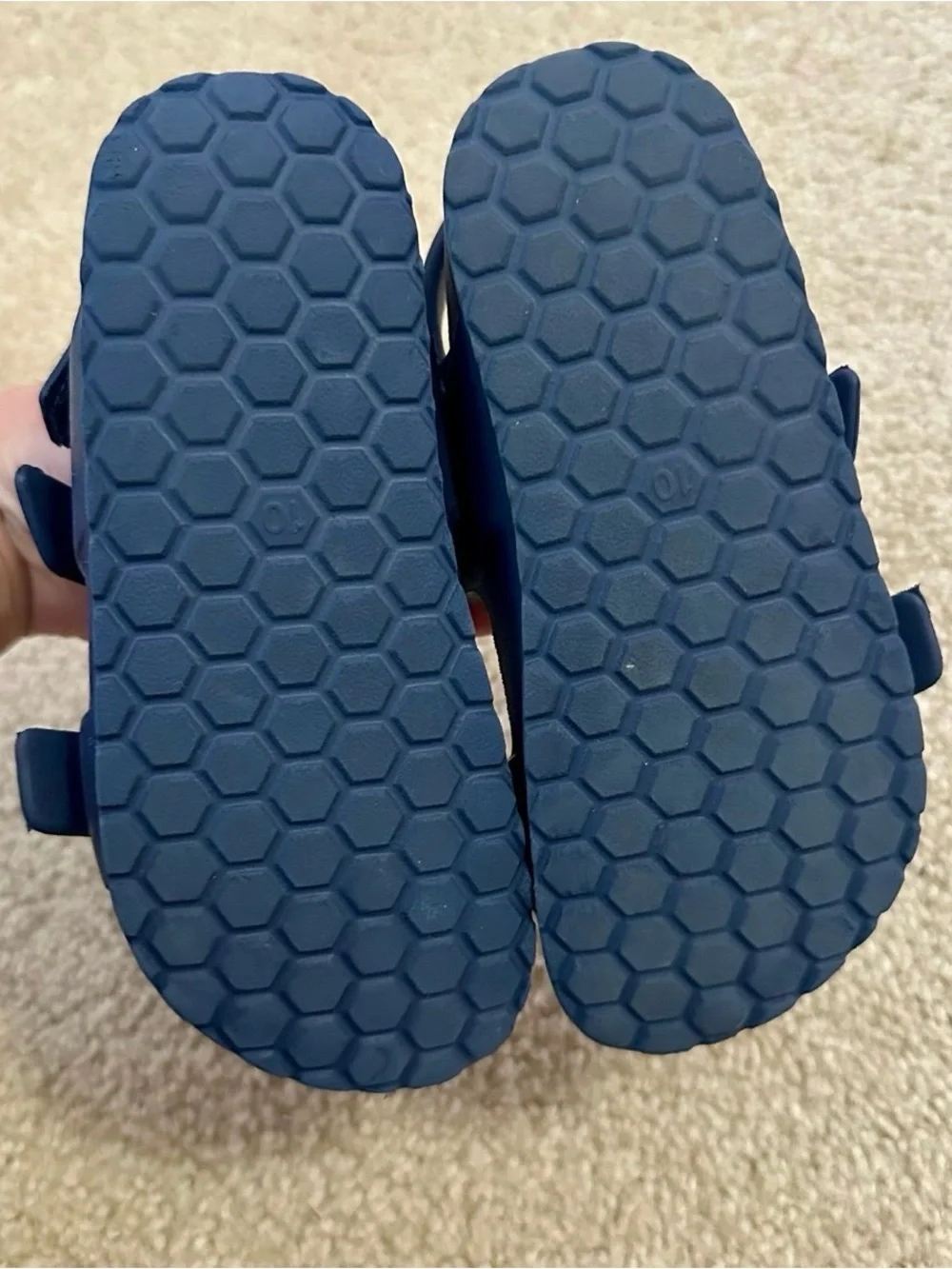 5/$25 Cat & Jack Navy Ade Footbed Sandals